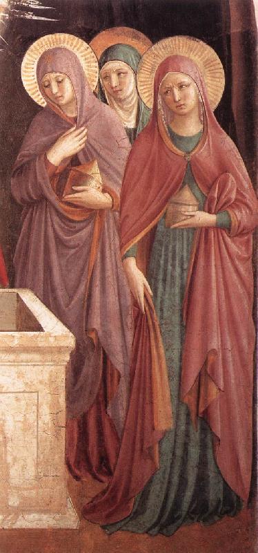 GOZZOLI, Benozzo Women at the Tomb (detail) sdg